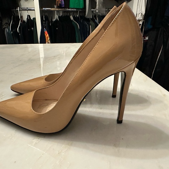 100% authentic Prada neutral high heels . - Picture 3 of 3